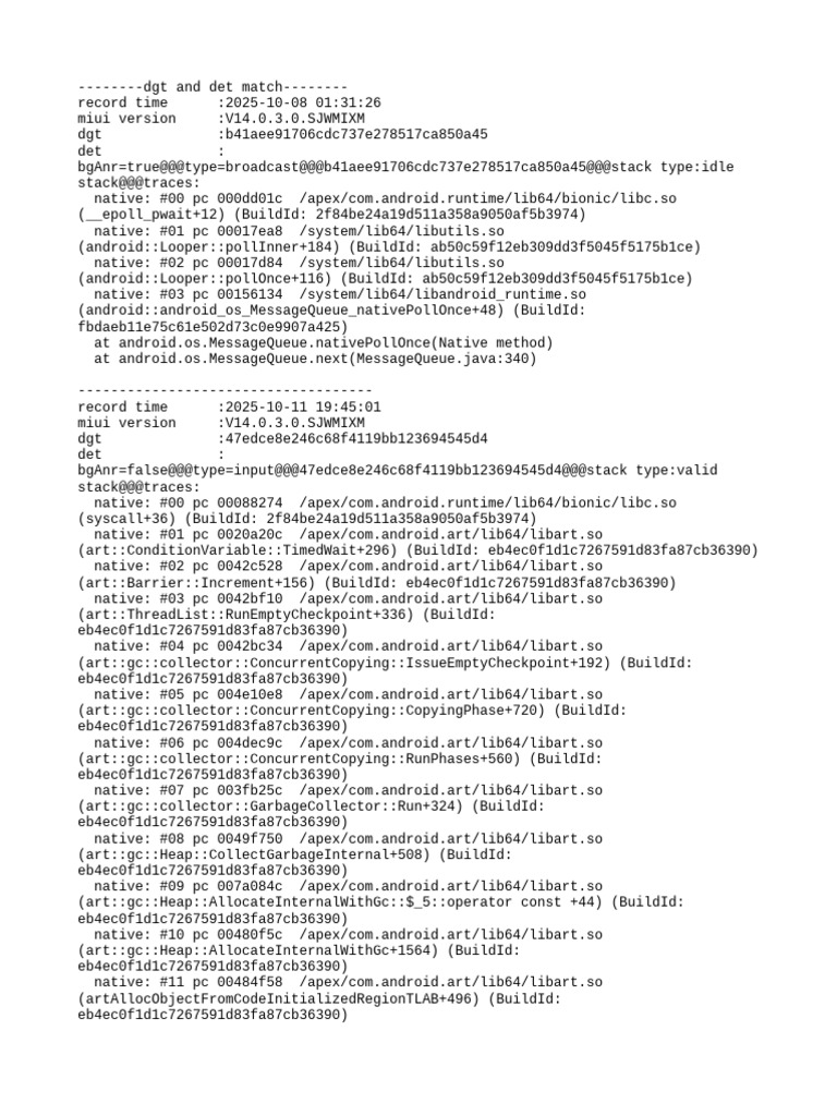 MIUI V14.0.3.0 Performance Logs | PDF | Free Mobile Software | Mobile ...