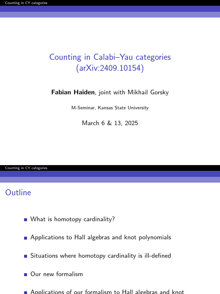 Counting Cy Series | PDF | Mathematical Analysis | Mathematical Physics