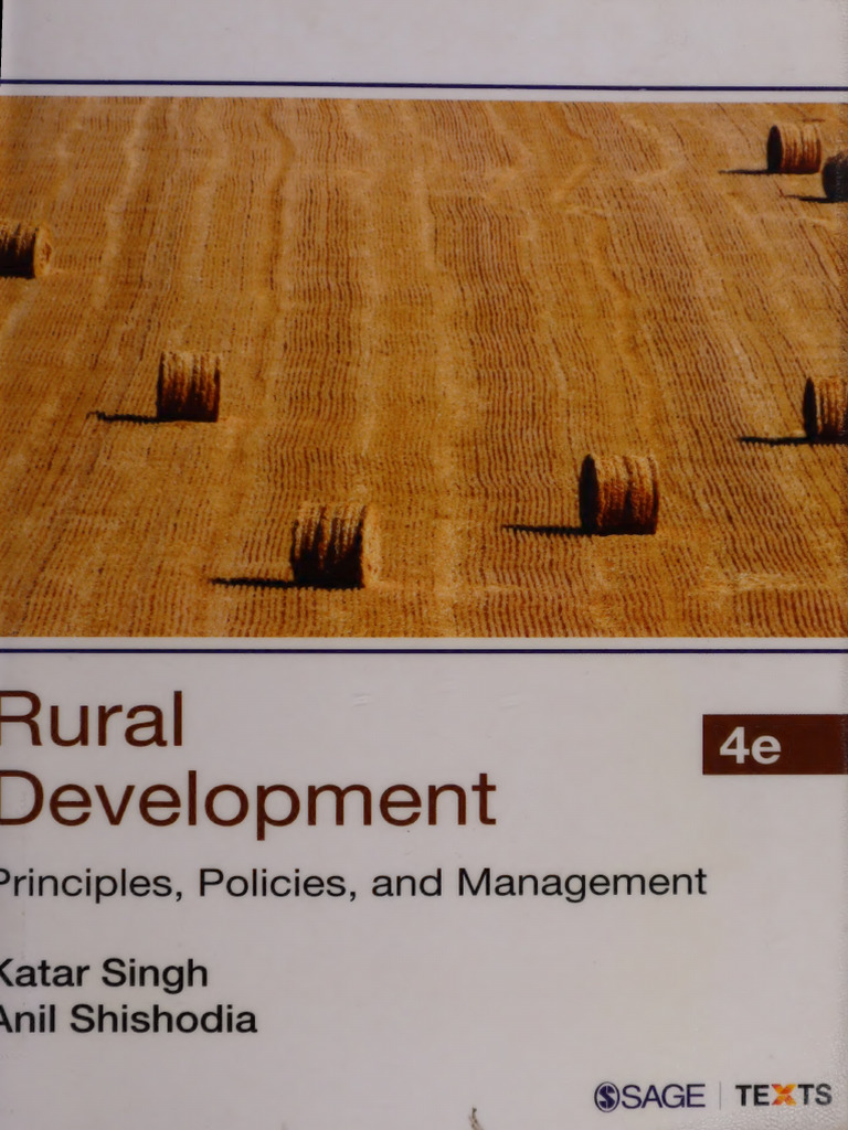 Rural Development Principles and Policies | PDF | Measures Of National ...