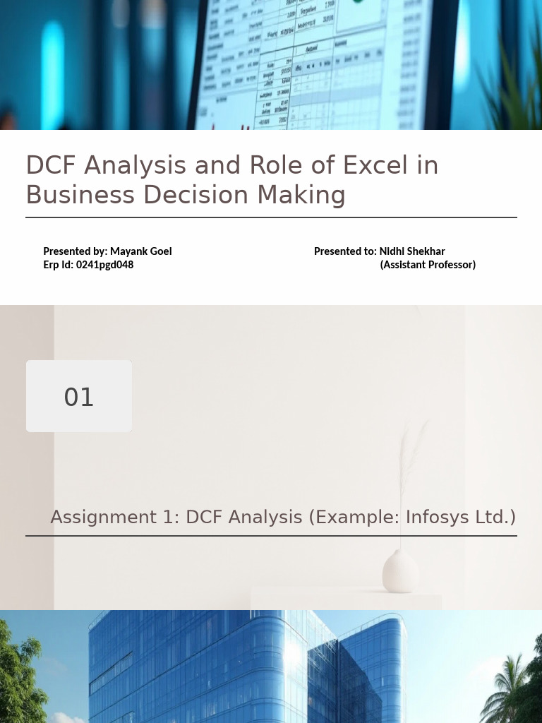DCF Analysis & Excel in Business Decisions | PDF | Valuation (Finance ...