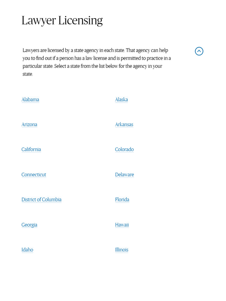 Lawyer Licensing From American Bar Association | PDF