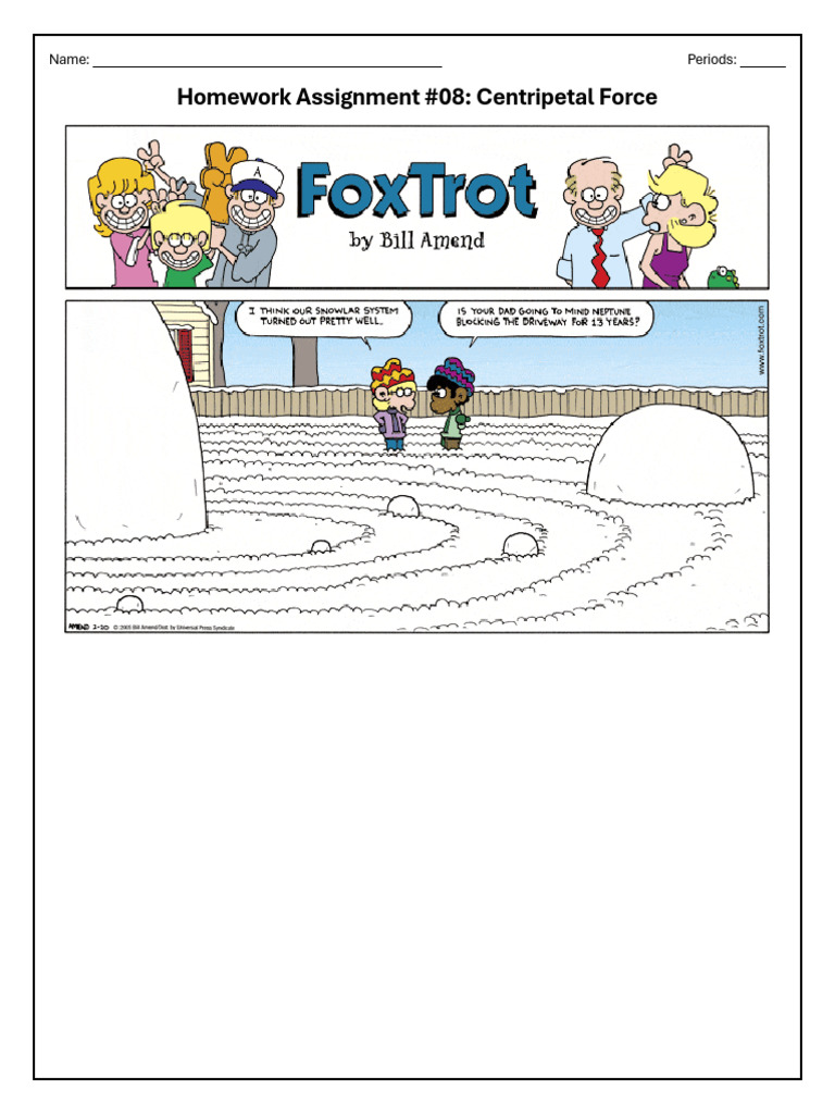 Centripetal Force Homework Assignment | PDF | Force | Tension (Physics)