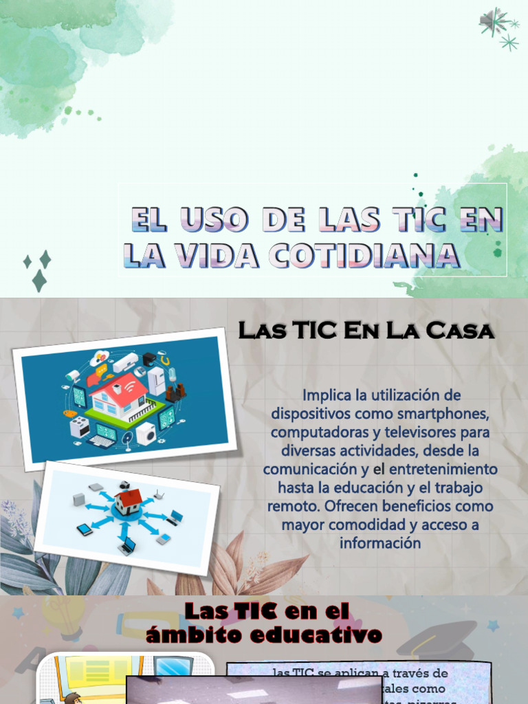 El Uso de Las Tic en La Sociedad | PDF