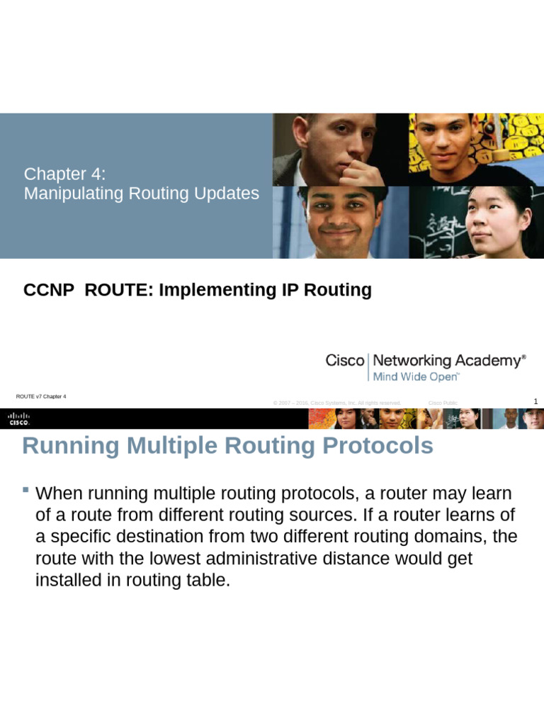 ROUTE - v7 - Ch04 (047) Manipulating Routing Updates | PDF | Routing ...