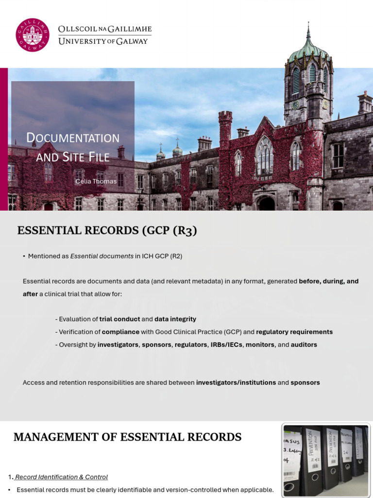 Essential Records Management in Clinical Trials | PDF | Clinical Trial ...