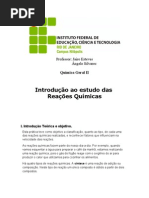 Introd. Reações Quimicas