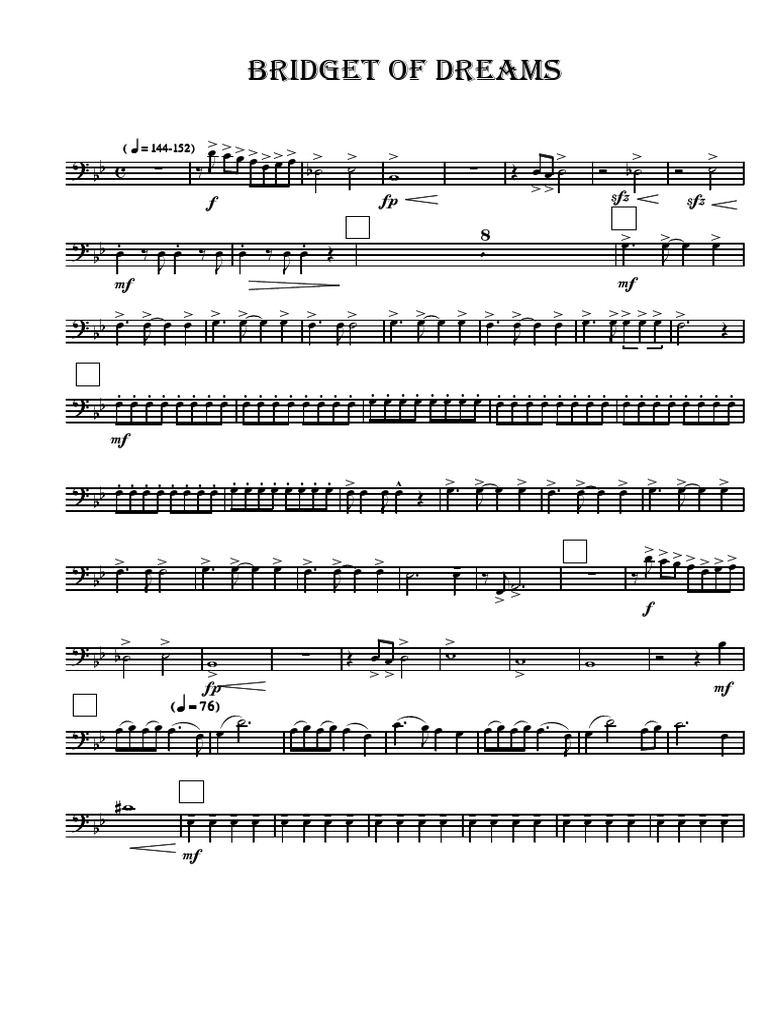 Bridge of Dreams 3 Baritone | PDF