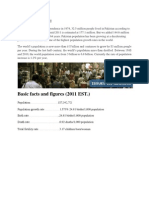 Population: Basic Facts and Figures (2011 EST.)