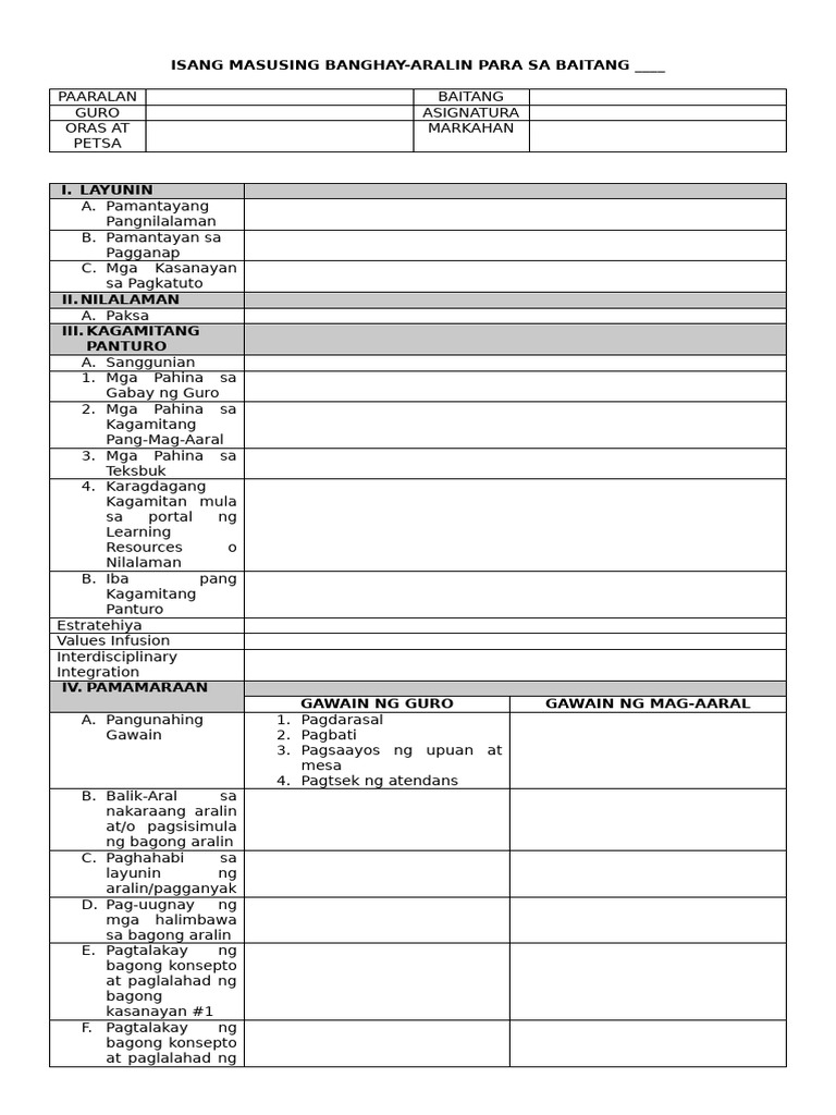 DLP Format Deped 1 5 | PDF