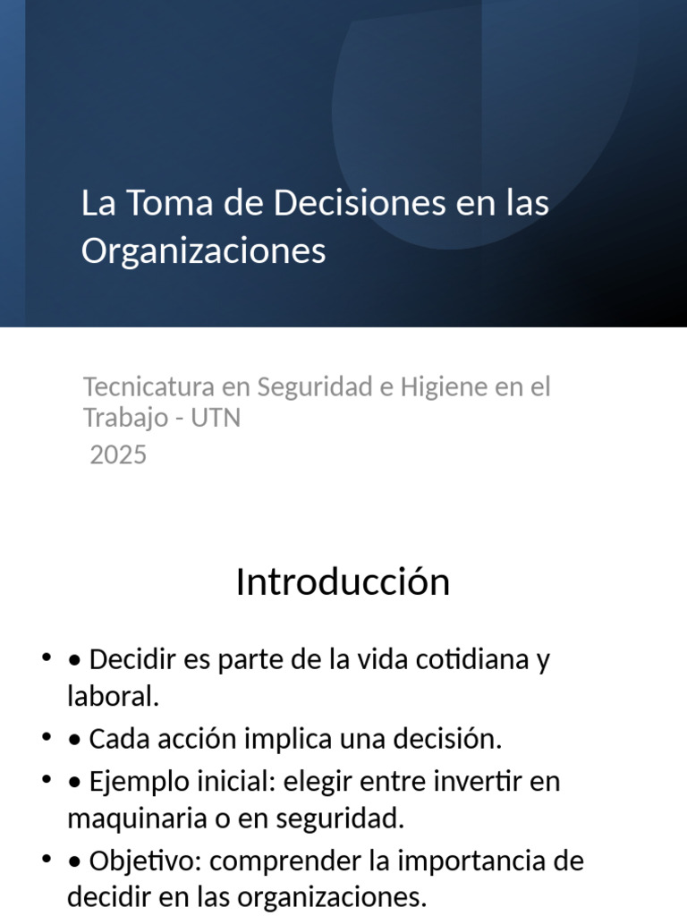 Toma de Decisiones en Organizaciones | PDF | Toma de decisiones | Cognición