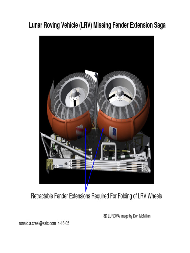 Lunar Roving Vehicle (LRV) Missing Fender Extension Saga | PDF | Apollo ...