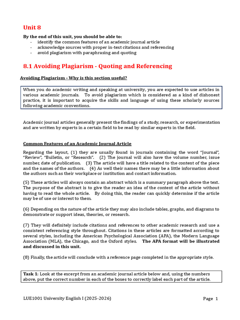 Unit 8 SB | PDF | Citation