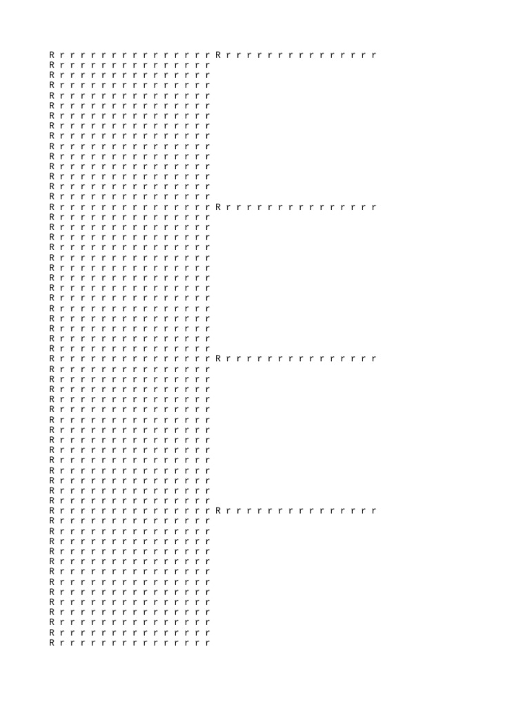 Repetitive Character Patterns Analysis | PDF