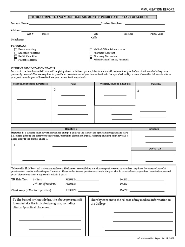 Immunization Report for Health Programs | PDF | Drugs | Biotechnology