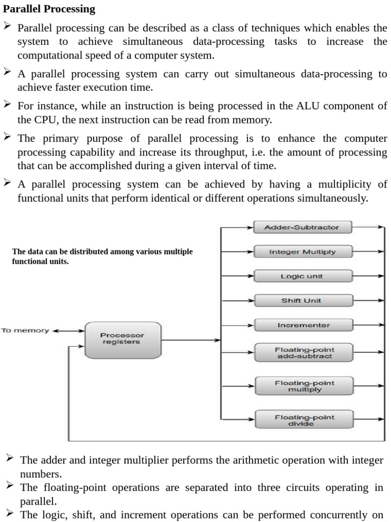 Unit 4 - 2nd half | PDF | Central Processing Unit | Parallel Computing