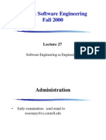 CS 501: Software Engineering Fall 2000