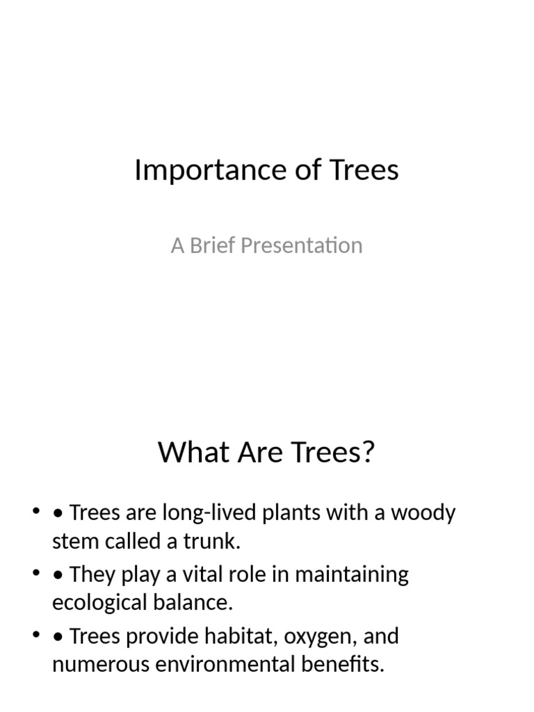 Trees_Presentation. | PDF