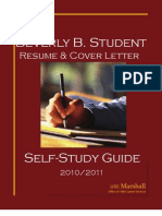 Beverly B Student Resume Self-Study Guide 2010