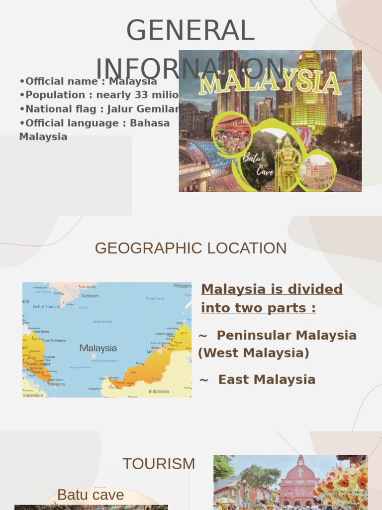 Discover Malaysia: Culture, Cuisine, and Tourism | PDF