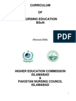 BSCN Four Year HEC PNC Curriculum