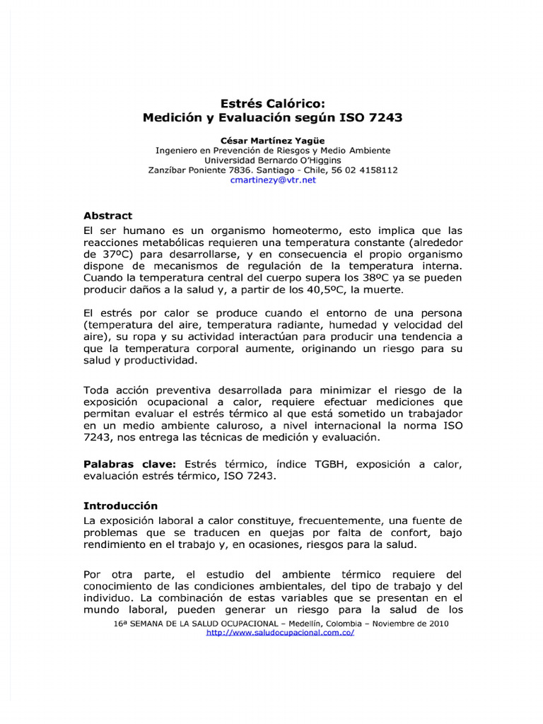 Iso 7243 | PDF