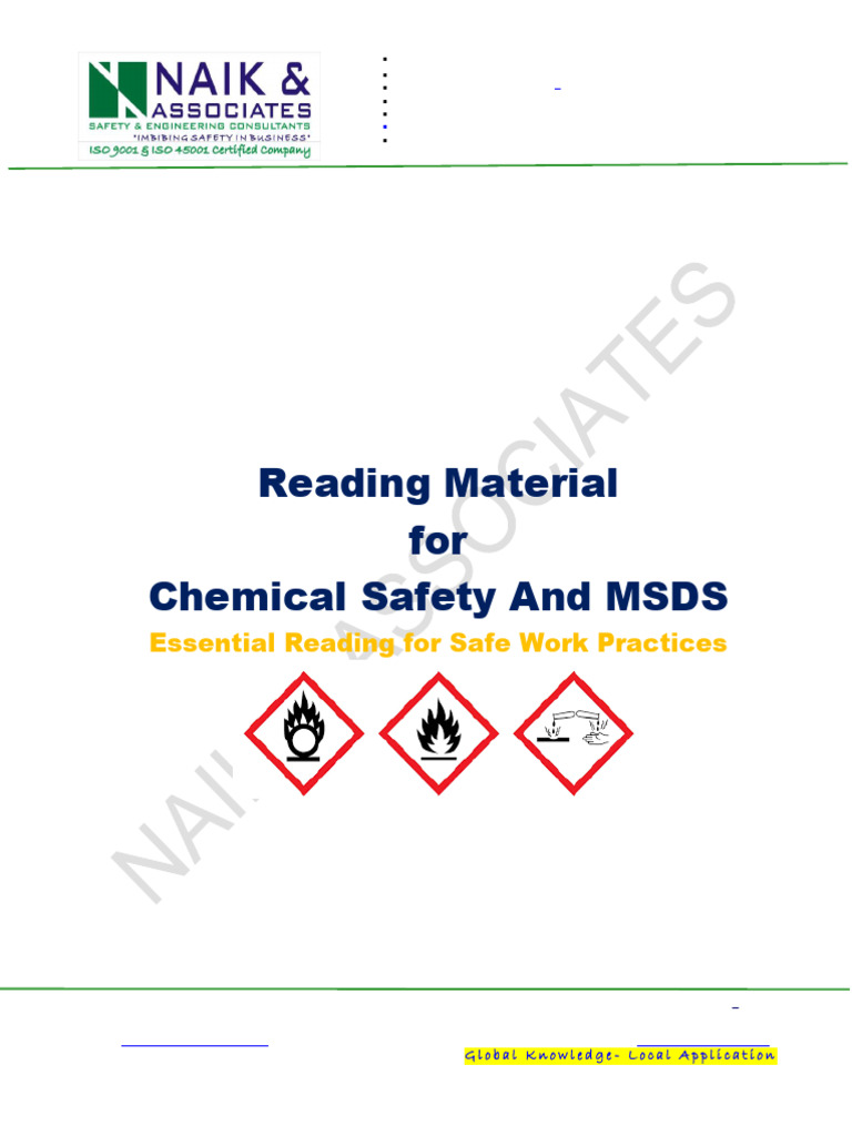 Chemical Safety Training & MSDS Guide | PDF | Hazards | Workplace