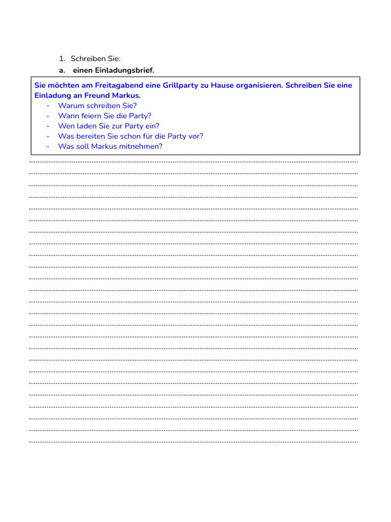 Schreiben | PDF