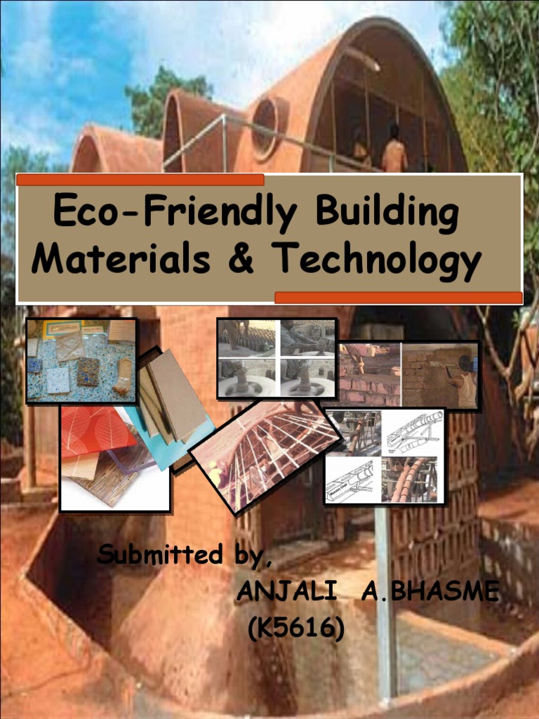 Eco-Frendly Materials and Techniqes | PDF | Brick | Rock (Geology)