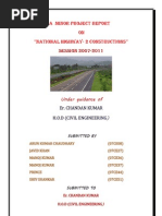 Minor Project Report On Construction of National Highway 2