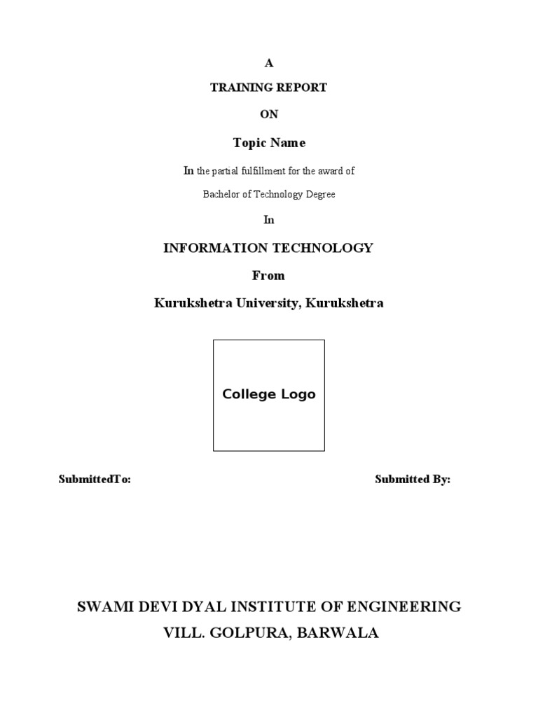 Report Format | PDF