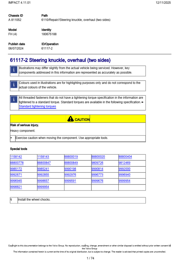 Steering Knuckle Overhaul Guide | PDF | Mechanical Engineering ...