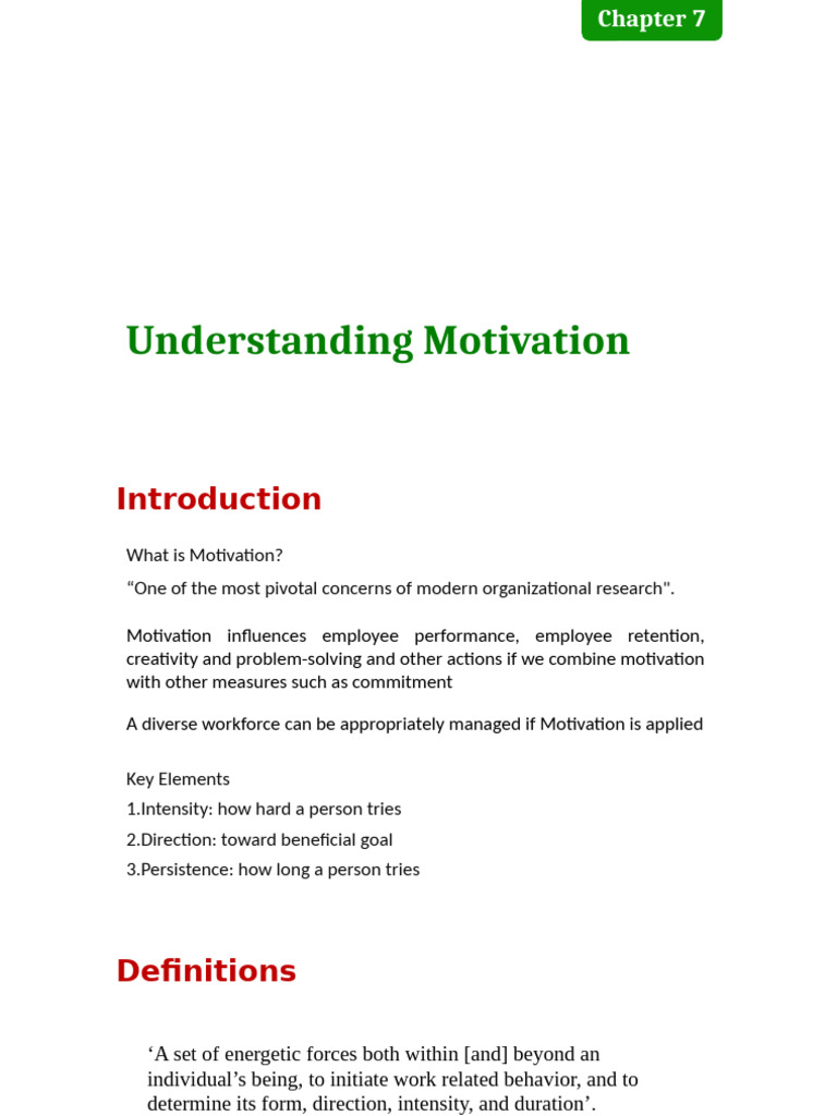 Motivation and Learning | PDF | Motivation | Motivational