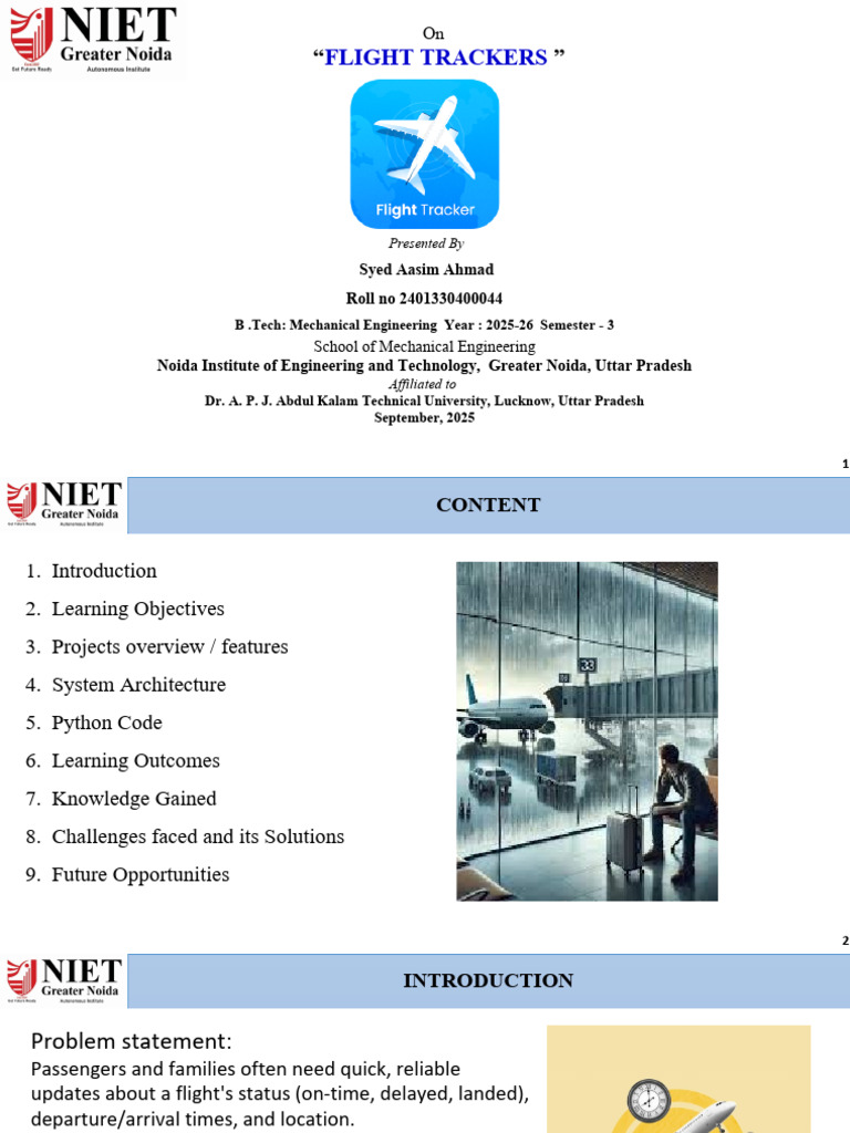 Flight Tracker Python Project Overview | PDF | Json | Command Line ...