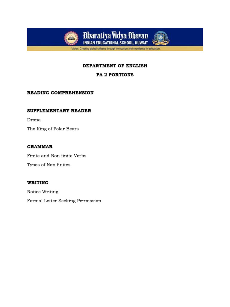 English PA 2: Reading & Writing Guide | PDF