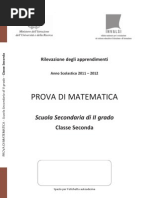 Prova Di Matematica II Superiore