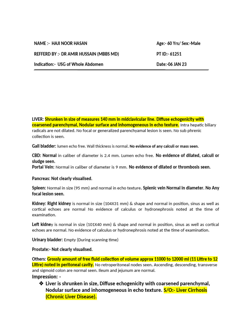 Liver Cirrhosis Pdf