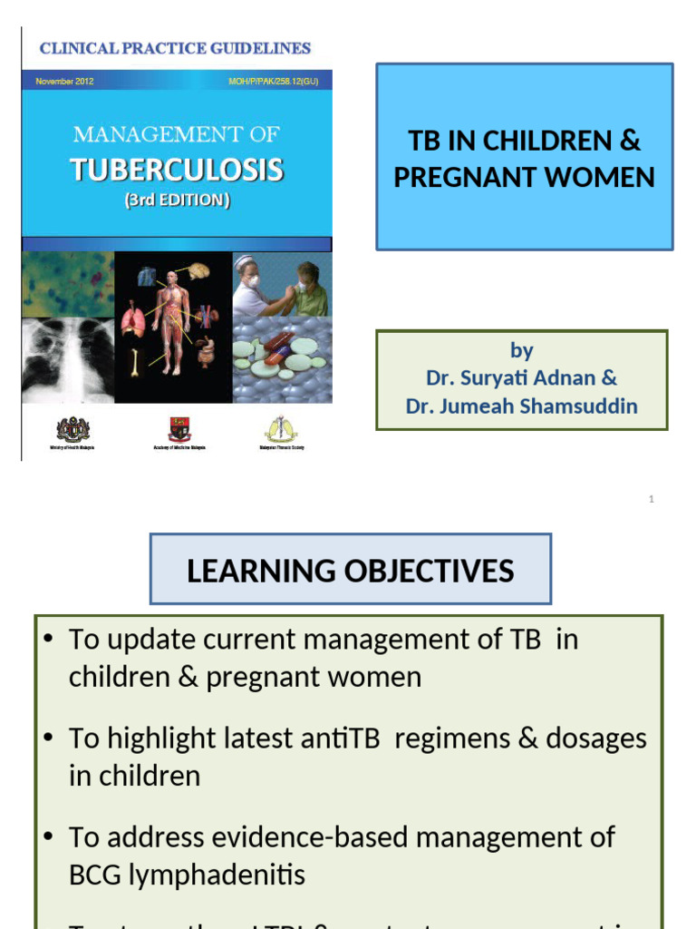 TB Management in Children & Pregnant Women | PDF | Tuberculosis ...