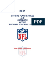 2011 NFL Rule Book