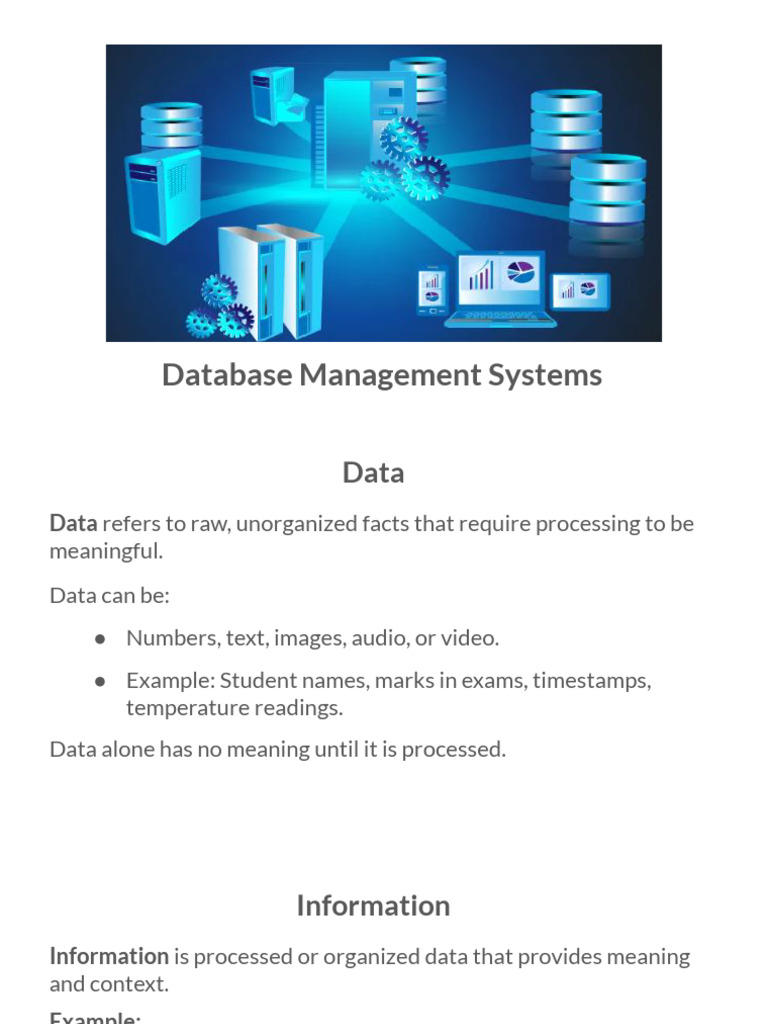 DBMS L1u1 1 | PDF | Databases | Database Transaction