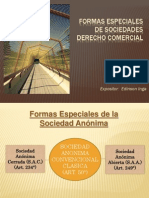 Formas Especiales de Sociedades