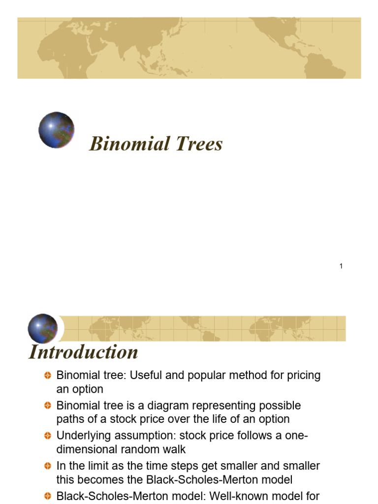 Binomial Tree Model for Option Pricing | PDF | Option (Finance ...