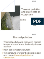 Thermal Pollution and Its Effects On Ecosystem: Click To Edit Master Subtitle Style