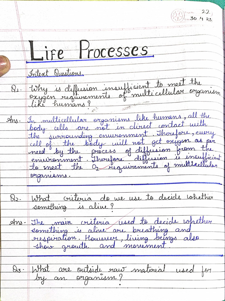 Life Process | PDF