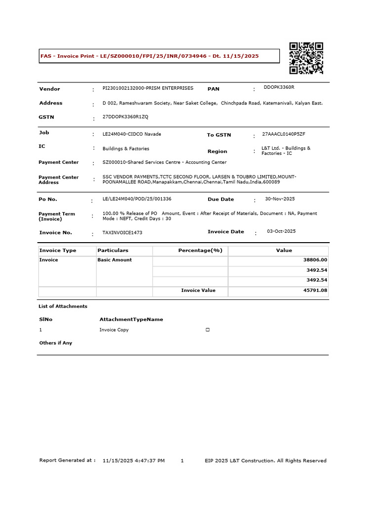 Vendor RDL 20251115164737 | PDF | Business Documents | Accounting
