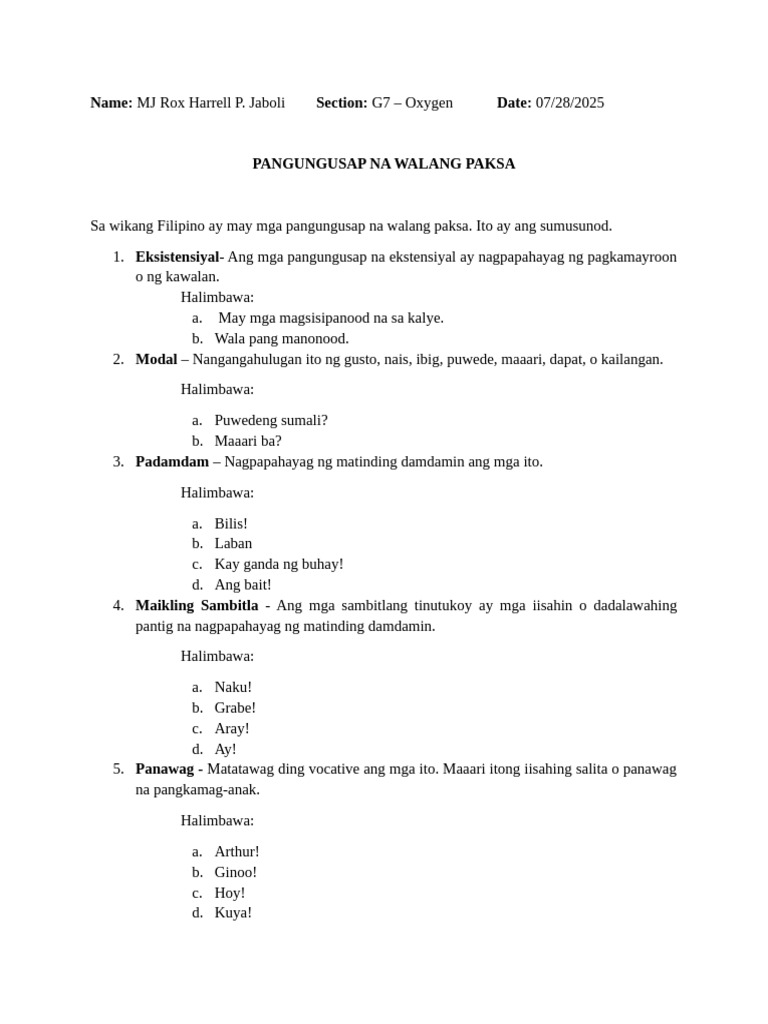 MJ Notes | PDF