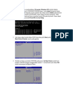 Sebelumnya Kamu Membutuhkan CD Master Windows XP Terlebih Dahulu Kemudian Masukan Di CDROM