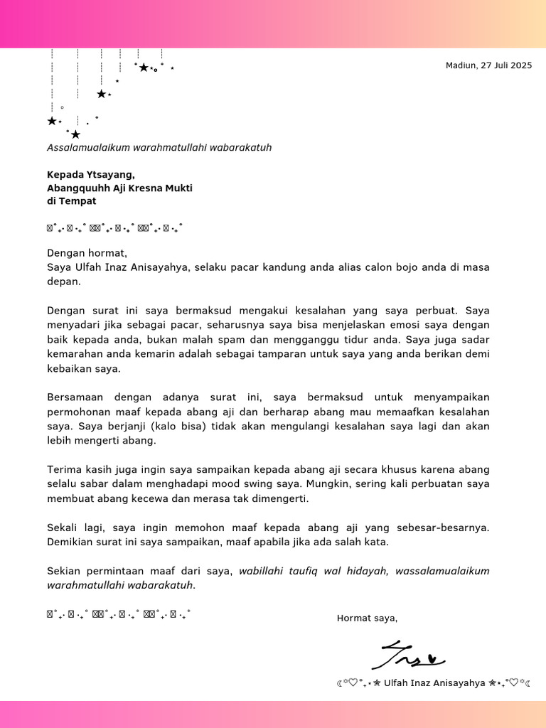 Surat Inaz | PDF