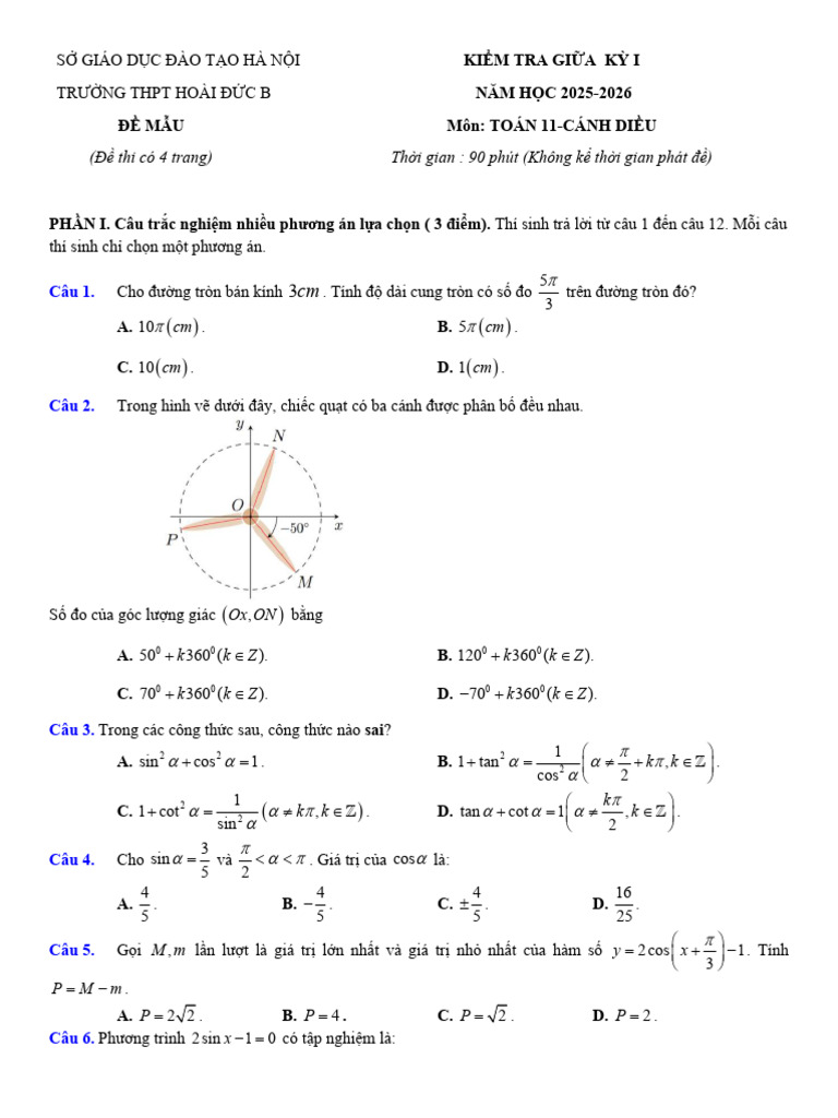 Toan 11 de Mau | PDF