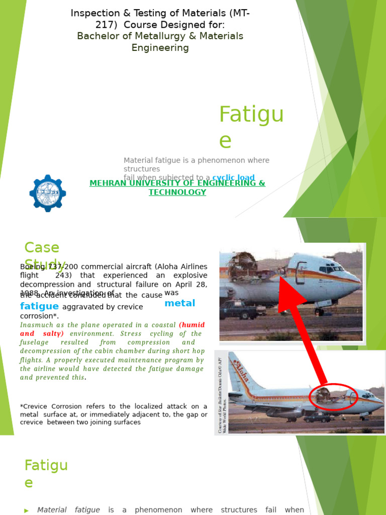 Understanding Material Fatigue in Engineering | PDF | Fracture ...