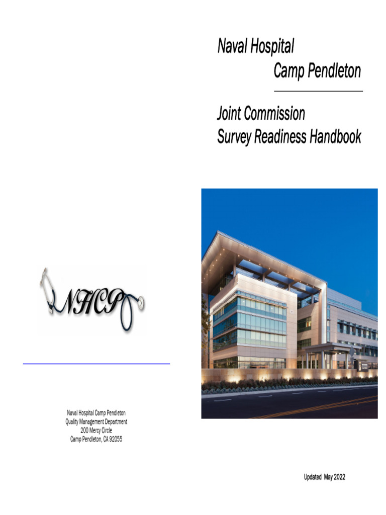 Joint Commission Survey Readiness Handbook | PDF | Joint Commission ...